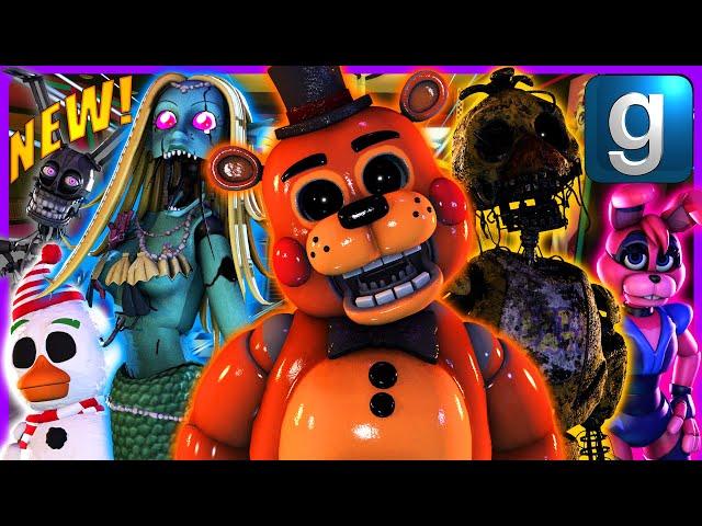 Gmod FNAF | Review | Brand New Stylized FNAF 2, TJOC Remake, TFTPP Ragdolls, & More!