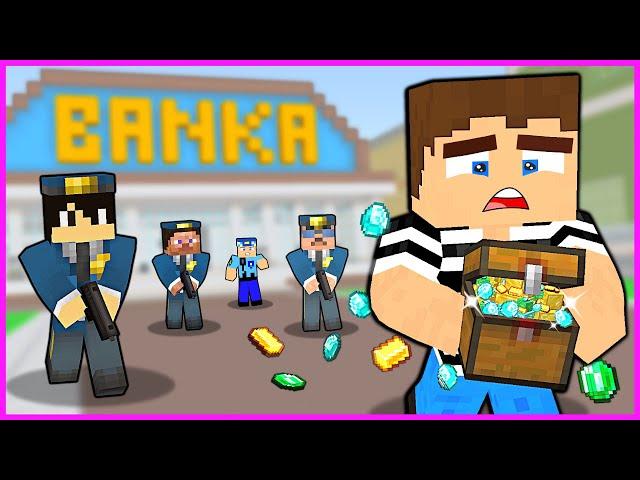 KEREM COMMISSIONER'S THIEF BABY ROBBED A BANK!  - Minecraft