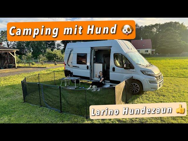 Camping mit Hund - mobiler Zaun "Larino"