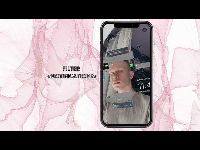 Spark AR: "Notifications" filter for Instagram