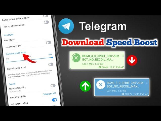 Telegram Download Speed Slow Problem || How to increase Telegram Download Speed in Mobile