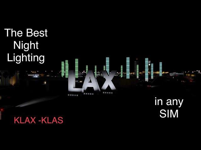 Epic Night Lighting in X-Plane 11.30 Beta | Active Sky XP | Zibo 3.31v | KLAX - KLAS | Vatsim