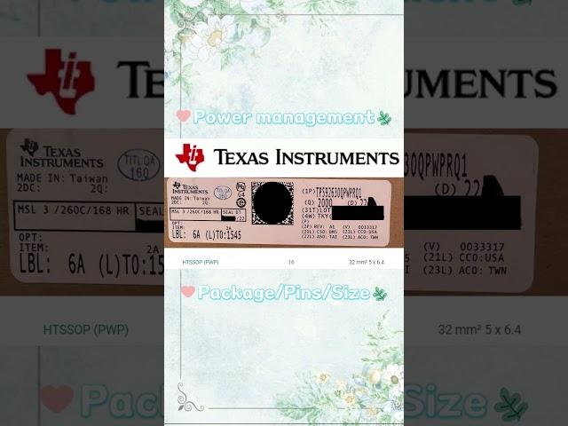 Texas Instruments Series TPS92630QPWPRQ1 Automotive LED drivers Integrated Circuit #tps92630 #mcu