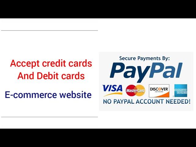 How to accept credit card payments on your website
