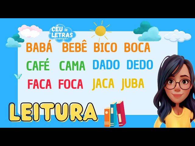 APRENDA LER E ESCREVER| Aula de leitura