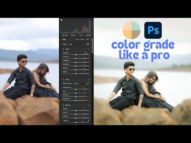 pre-wedding retouching & color gradding | tutorial #01 | photoshop cc 2024