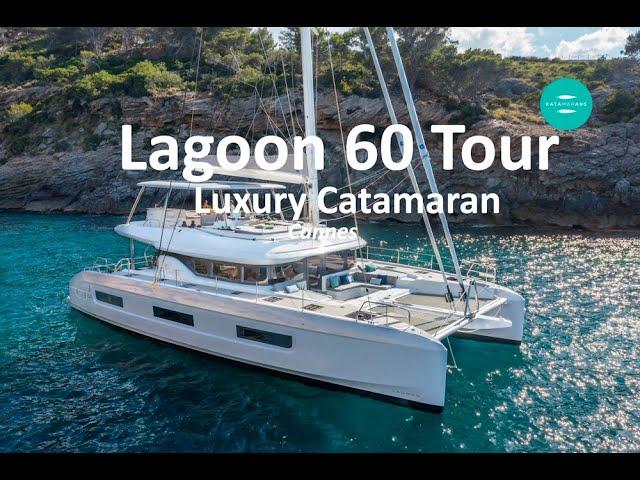 Lagoon 60 Luxury Catamaran Tour. #top #yachts