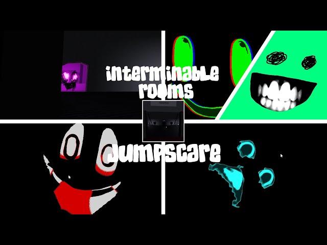 Every Interminable rooms jumpscare... (U-Section) (Unofficial) (Hoax Version)