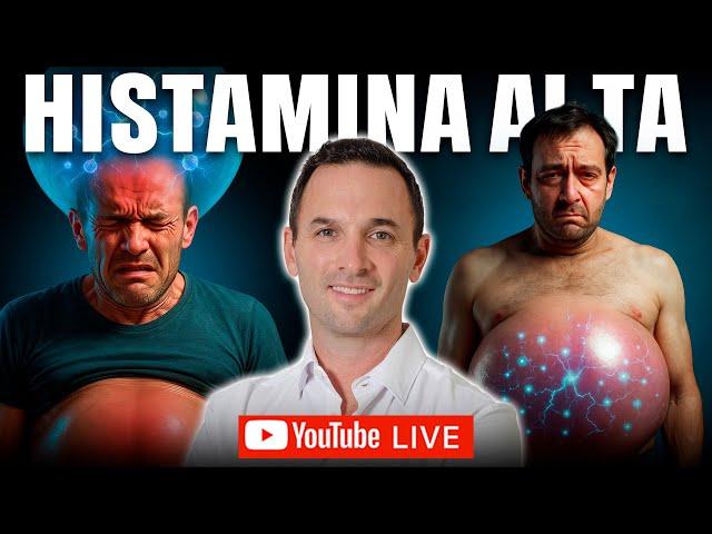 La HISTAMINA ALTA afecta tu Cerebro, Intestino, estómago y más (aprende a corregirlo)