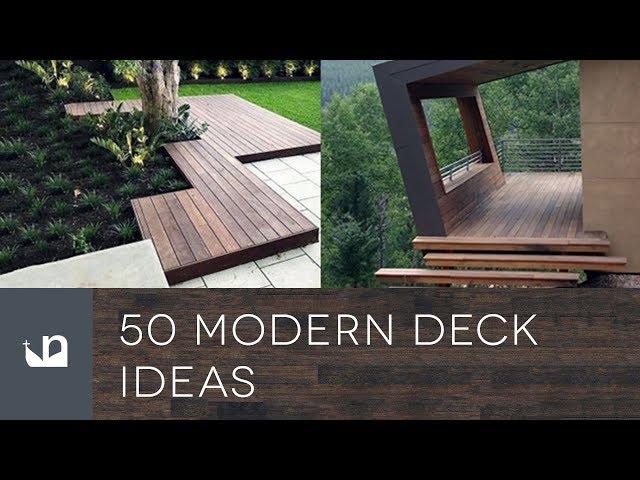 50 Modern Deck Ideas