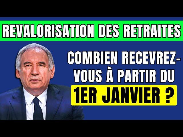 🟢REVALORISATION DES RETRAITES 2025 : COMBIEN RECEVREZ-VOUS À PARTIR DU 1ER JANVIER ?  DÉTAILS !