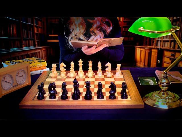 Welcome To The Chess Library  ASMR (female, accent, study with me)