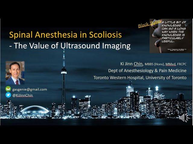 Ultrasound-Guided Spinal Anesthesia / LP in Scoliosis - A Case Study