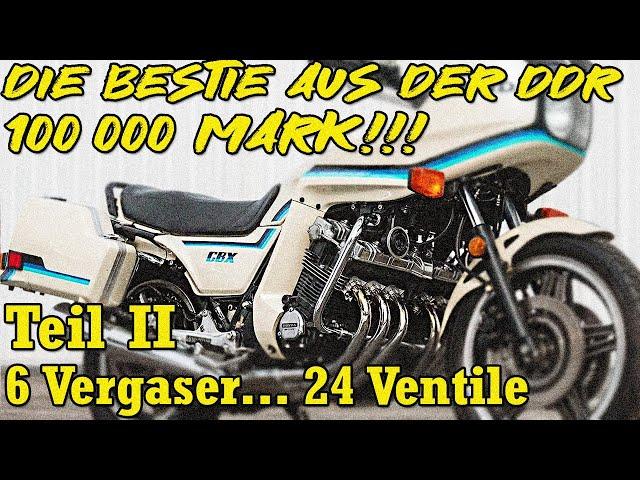 The beast from the GDR... 100,000 Marks! - Part 2 - 6 carburettors, 24 valves! | Harzer Bikeschmiede