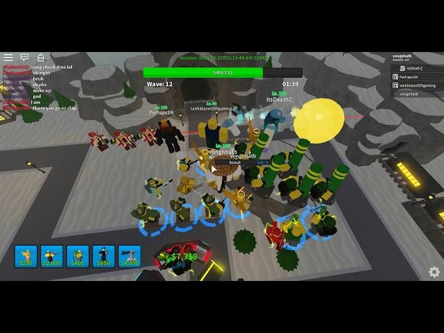 Roblox Tower Defense Simulator - CHRISTMAS EVENT 2019 TRIUMPH(Village of despair)