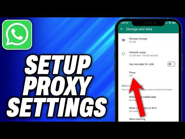 How To Setup Proxy Settings on WhatsApp (2024) - Easy Fix