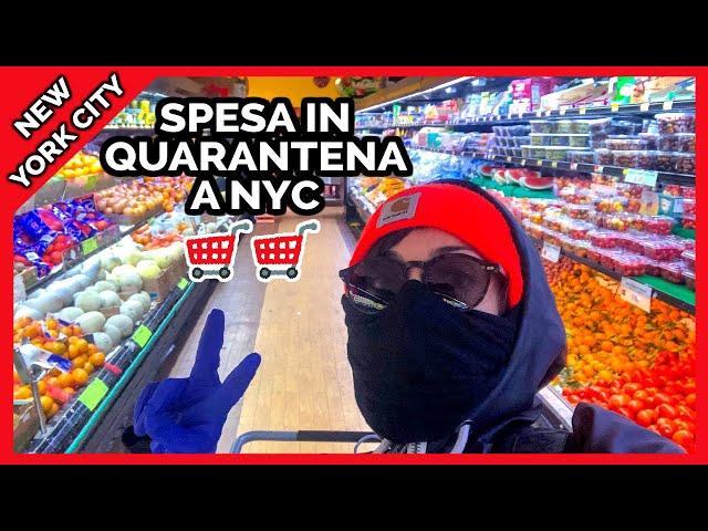 Spesa in quarantena  a New York: vi porto con me  (IT-EN)