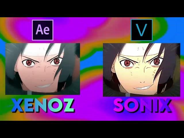 My Sony Vegas vs After Effects - Naruto "Sasuke vs Itachi" - Beggin | Xenoz Remake