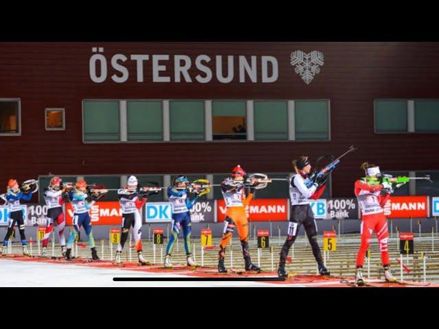 Simulation Einzel der Damen in Östersund - NGL Biathlon