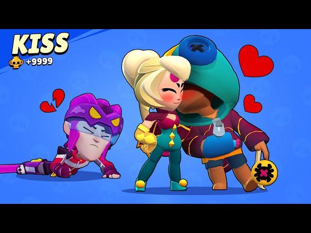 CHARLIE KISS LEON  BRAWL STARS FUNNY POSE