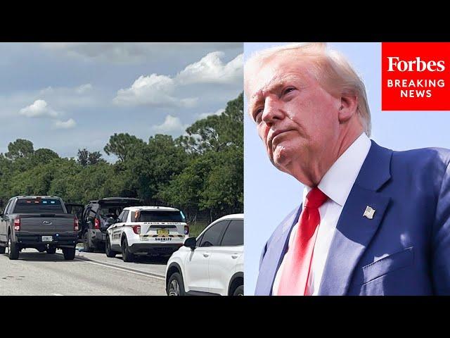 BREAKING: Palm Beach Sheriff, Secret Service Hold Press Briefing After Trump Assassination Attempt