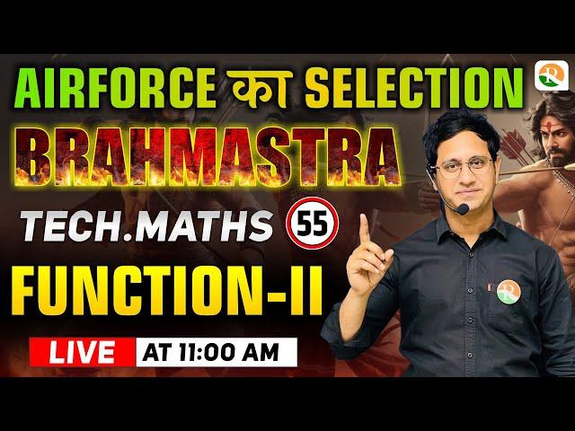 Function -2 | Airforce Maths Classes | Maths for Airforce 2024 | Airforce Maths Classes 2024