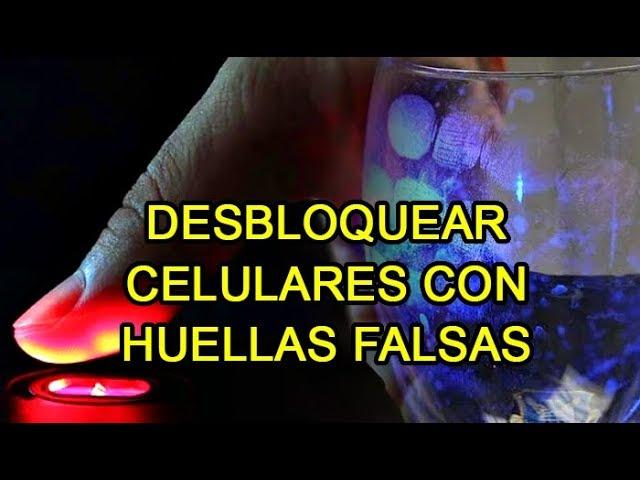 Desbloquear celular con huellas de vasos al estilo espía