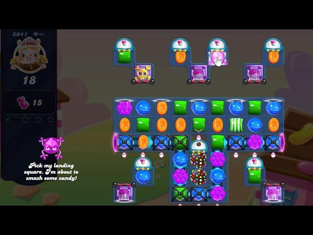 Candy Crush Saga LEVEL 8041 NO BOOSTERS (new version)