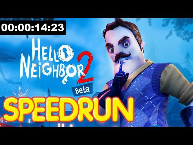 Спидран с читами Hello Neighbor 2 за 14 секунд Any%