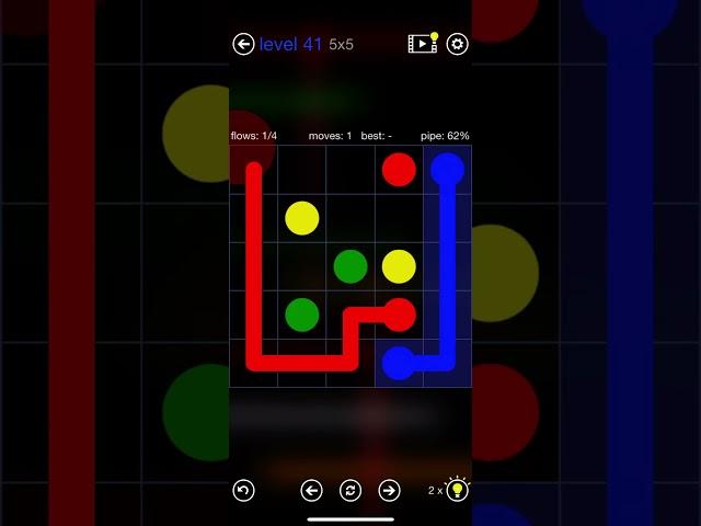 Flow Free - Progression - Rainbow Pack - Level 41 (5x5)