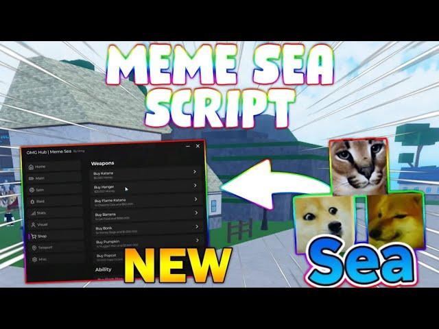 *NEW* Meme Sea Script (PASTEBIN 2024) (AUTO QUESTS , AUTOFARM, KILLAURA)