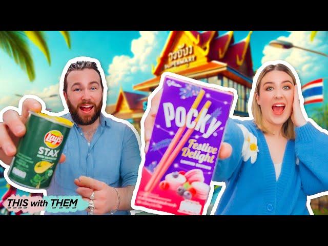 British People Try Thai Candy For The First Time 