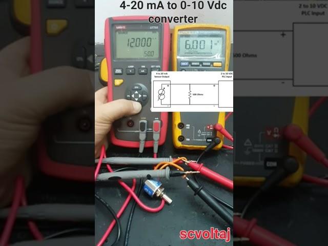 4-20mA to 0-10V converter #diy #elektrik #electronic #like #tecnical #scvoltaj #teknik #keşfet #elk