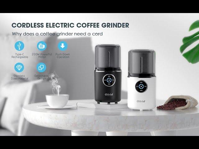 Olrid Cordless Electric Coffee Grinder