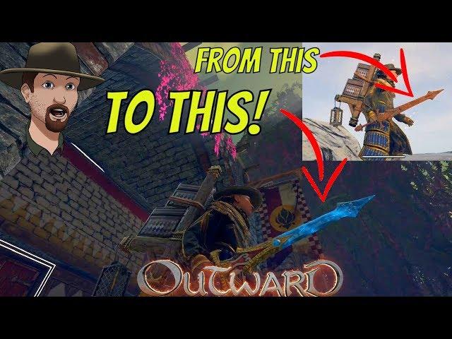 How to Upgrade the Strange Rusted Sword into BRAND!- OUTWARD QUICK TIP