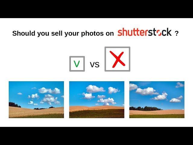 Selling your photos on Shutterstock – it may not be worth your time!