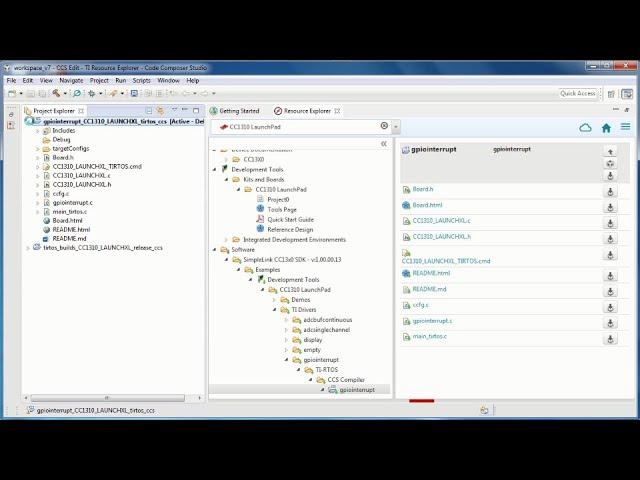 Getting Started with Code Composer Studio v7