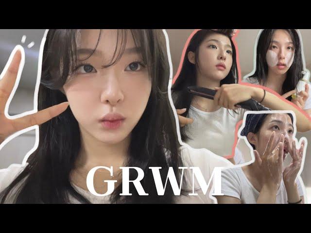 세안부터 헤어 스타일링까지 탈탈 털었다⊹⁺ GRWM‍️