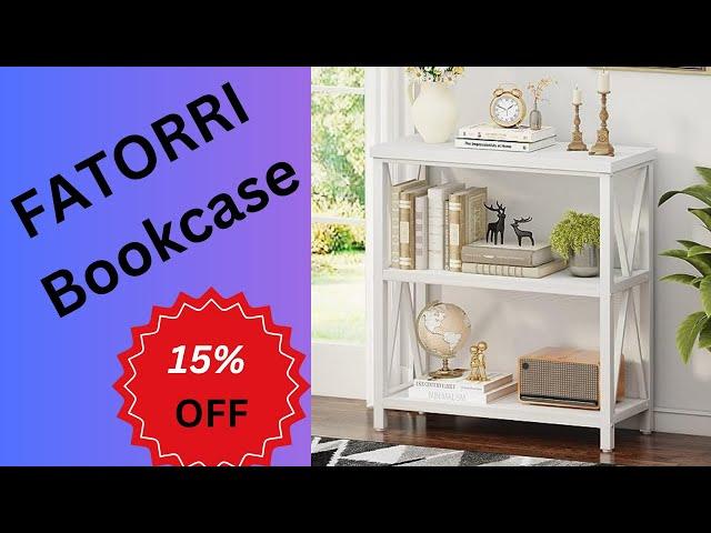 Transform Your Space with the FATORRI Small Bookcase - Review & Setup  || Techwise USA Review ||