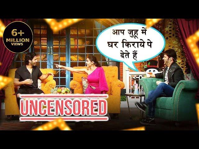 The Kapil Sharma Show - Sara Shocked When Kapil Exposes Varun Uncensored | Varun D, Sara Ali Khan