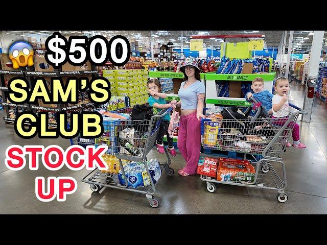 YOUNG MOM OF 4/ Shop Sam’s Club w us for our FIRST TIME‼️