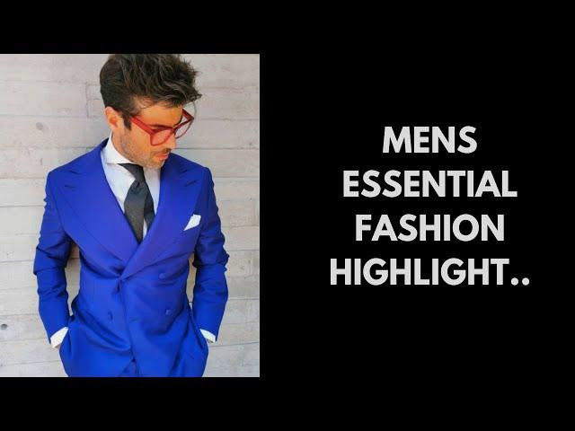 Mens Essential Fashion Highlight | 2023 Italian Fashion