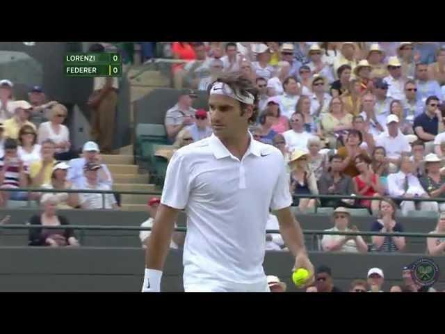 2014 Day 2 Highlights, Roger Federer vs Paolo Lorenzi, First Round