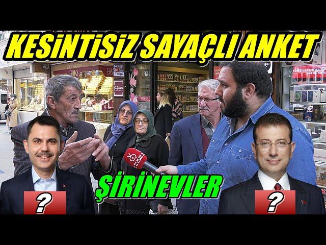 ŞİRİNEVLER Seçim Anketi | Kesintisiz Sayaçlı Anket (Gerekçeli) | Sokak Röportajı |