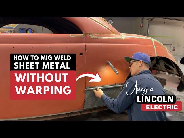 How to Mig Weld Sheet Metal Without Warping  REALTIME demonstration