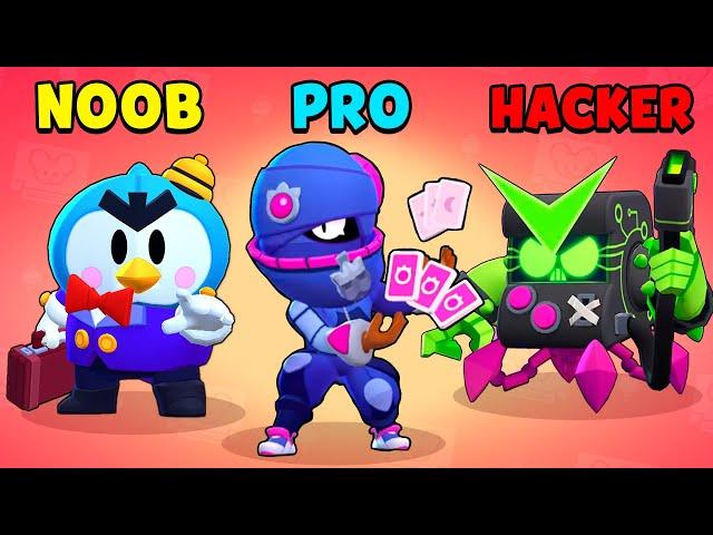 NOOB vs PRO vs HACKER - Brawl Stars