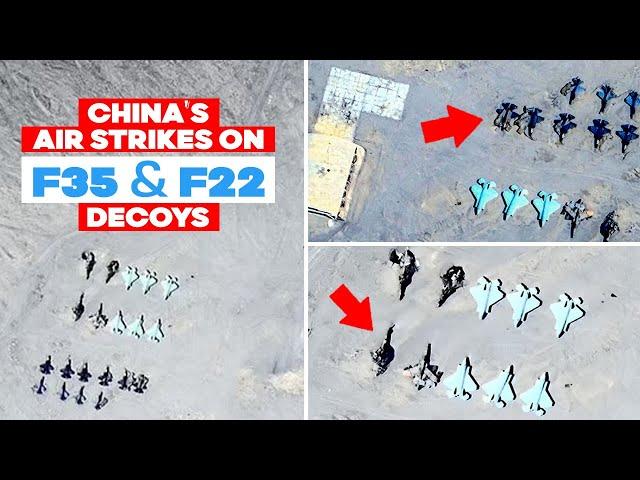 China Practicing Air Strikes On F-35 and F-22 Fighter Jets