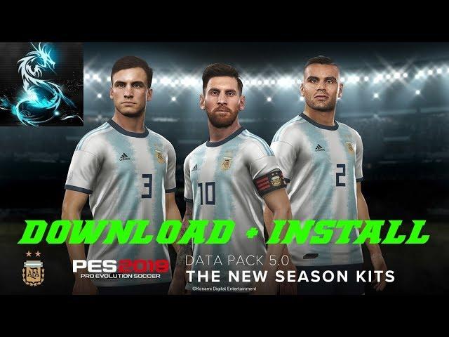 PES 2019 | Data Pack 5.0 (DLC 5) + Patch 1.05 | Download + Install | Tutorial PC