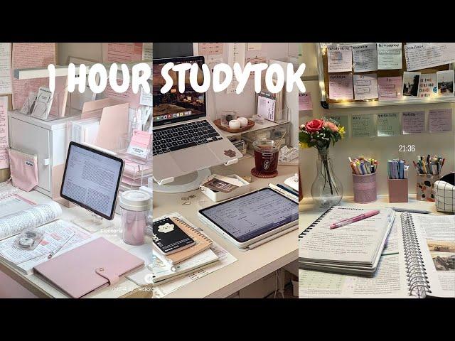 (1 HOUR) STUDY TOK || Study Motivation || Study Aesthetics || Study Vlogs || TikTok Compilation