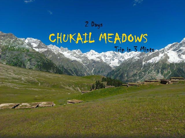 2 Days Chukail Meadows Trip in 3 Mints | Most Difficult Jeep Track